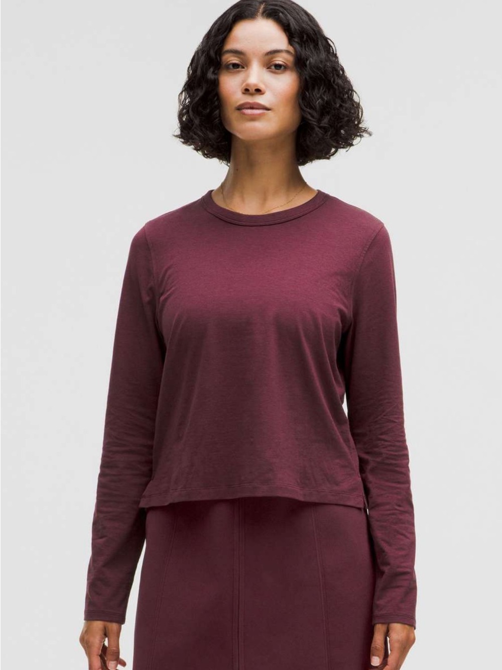 NWT!🍋🍋Lululemon Classic Fit Cotton-Blend Long Sleeve Shirt🍋🍋. Size 10. Garnet.